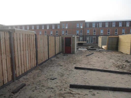 Binnenplaats / tuin (29 januari 2012)