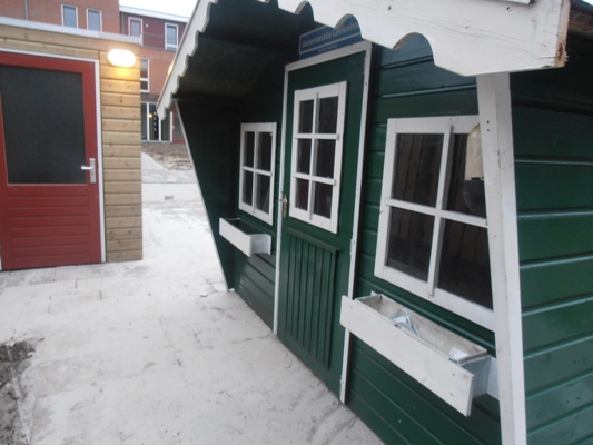 Gratema - Onze tuin, ter hoogte van het tuinhuisje