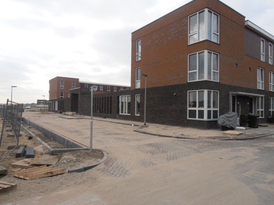 Singelkwartier 3 - De kruising van de Polluxstraat met de Midasstraat is inmiddels ook gereed en opgeleverd.