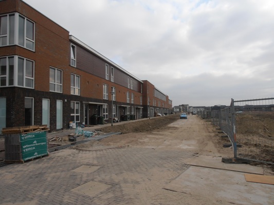 Dianaplantsoen - gezien vanuit de Ledastraat (april 2012)