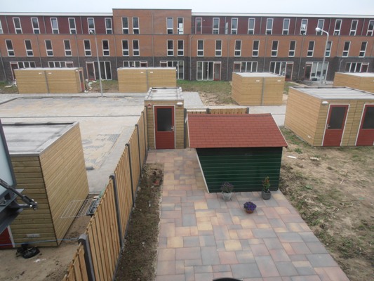 Gratema - Onze tuin: gezien vanuit onze slaapkamer