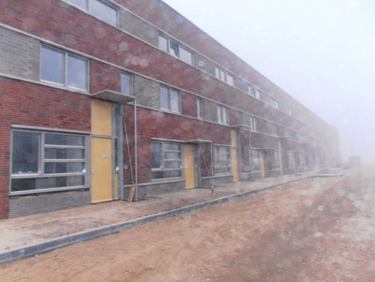 Daphnestraat - De huurwoningen zijn nu voorzien van originele voordeuren