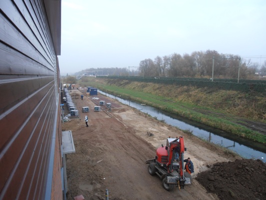 Gratema - Uitzicht vanaf de eerste verdieping aan de voorkant